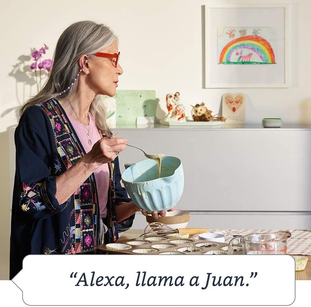 Alexa Echo Dot 3era GBocina inteligente con Alexa, negro
